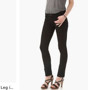 J Brand Low Rise Pencil Leg Jeans